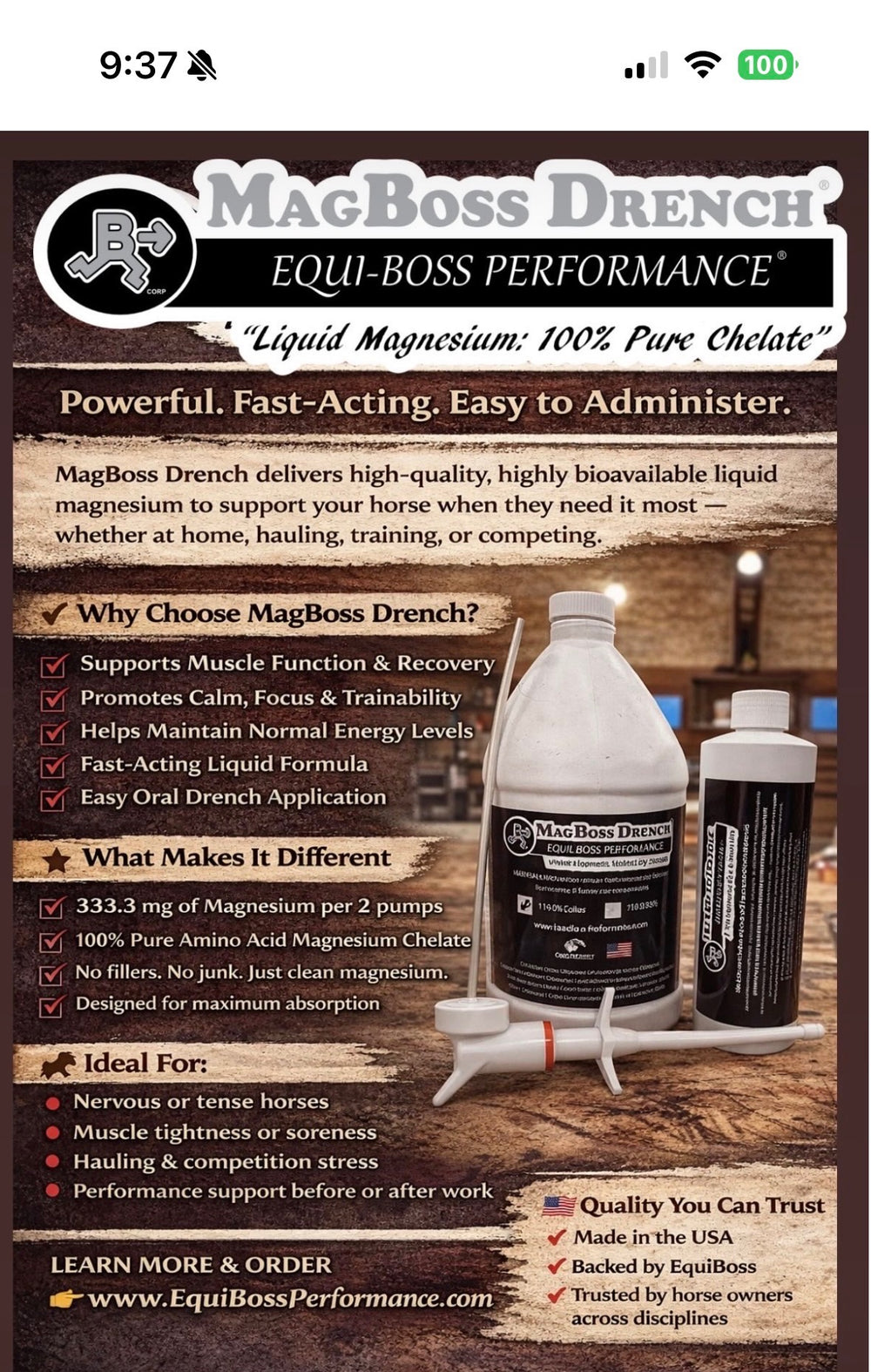 MagBoss Drench (Half Gallon)